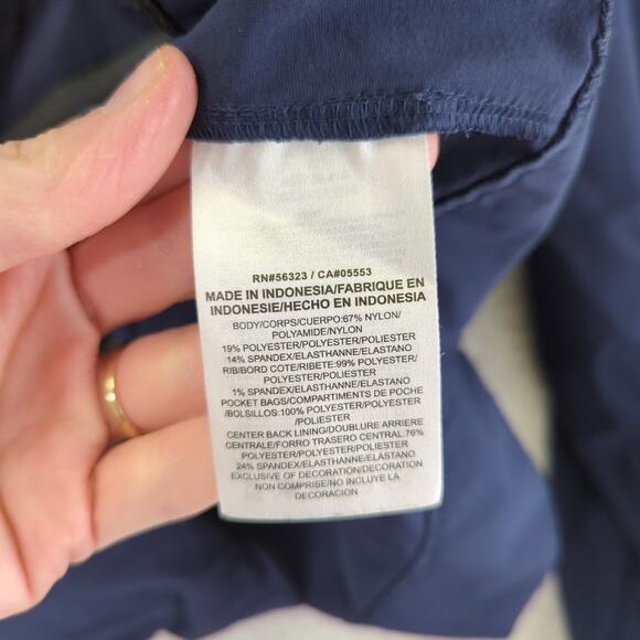 Nike Basketball Hyper Elite Dri-Fit Jacket Vented Bomber Navy Blue Men's Size XL - Picture 8 of 9